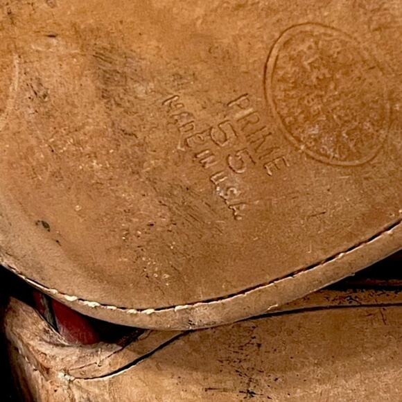 Miss Capezio Stacked Heel Leather Vintage Western Cowboy Boot Brown Size 6.5 - Picture 13 of 13